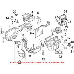 Audi Cabin Air Filter Case 8E1819441B